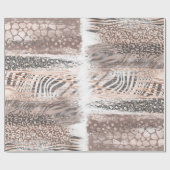 Luxury Safari Geschenkpapier (Flach)