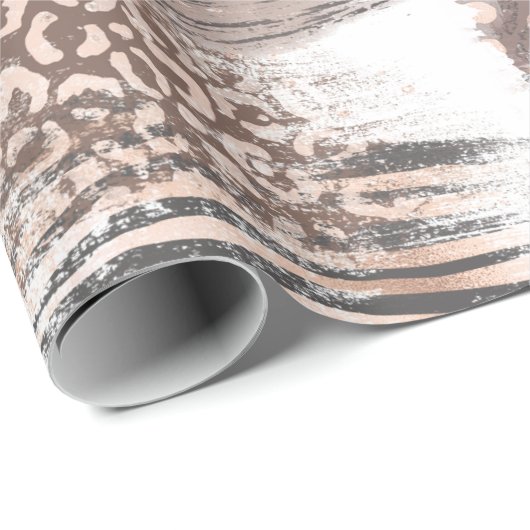 Luxury Safari Geschenkpapier (Rolleneckpunkt)