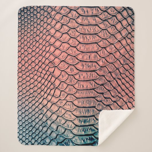 Luxury snake skin texture backgroundtexture,leathe sherpadecke (Vorderseite)
