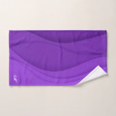 Luxury Soft Lila Wave Customize Badhandtuch Set (Handtuch)