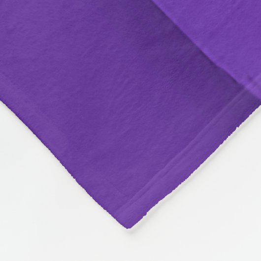 Luxury Soft Lila Wave Customize Fleecedecke (Ecke)