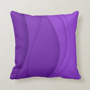 Luxury Soft Lila Wave Kissen