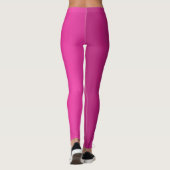 Luxury Soft Pink Wave Leggings (Rückseite)