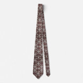 Luxury Statement Burgundy Moroccan Neck Tie Krawatte (Vorderseite)
