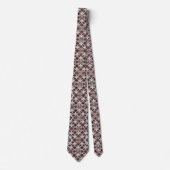 Luxury Statement Burgundy Moroccan Neck Tie Krawatte (Vorderseite)