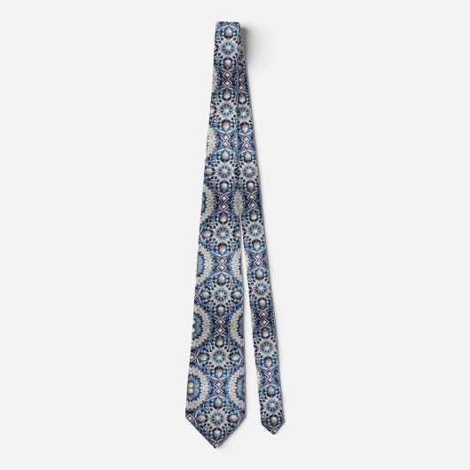 Luxury Statement Moroccan Diamond Neck Tie Krawatte (Vorderseite)