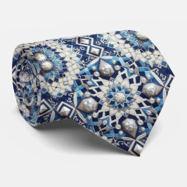 Luxury Statement Moroccan Diamond Neck Tie Krawatte