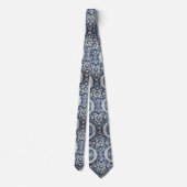 Luxury Statement Moroccan Diamond Neck Tie Krawatte (Rückseite)