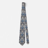 Luxury Statement Moroccan Diamond Neck Tie Krawatte (Vorderseite)