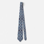 Luxury Statement Moroccan Diamond Neck Tie Krawatte (Vorderseite)