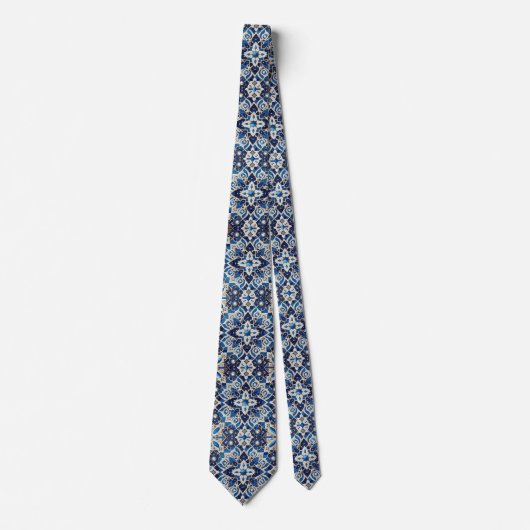 Luxury Statement Moroccan Diamond Neck Tie Krawatte (Vorderseite)