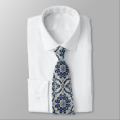 Luxury Statement Moroccan Diamond Neck Tie Krawatte (Gebunden)