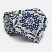 Luxury Statement Moroccan Diamond Neck Tie Krawatte (Gerollt)