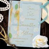 Luxury Style Floral Baroque Elegance Save The Date