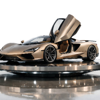 Luxury Supercar  – Champagne Gold Hypercar  Karte