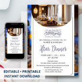 Luxury Table Setting Ramadan Iftar Invitation Einladung