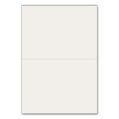 Luxury Taupe Wedding Place Card  Tischnummer (Rückseite)