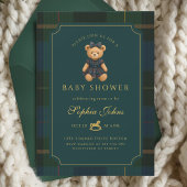 Luxury Teddy Bear baby shower Einladung