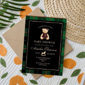 Luxury Teddy Bear baby shower Invitation Einladung