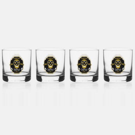 Luxury Tequila Geschenk Whiskyglas (Vorderseite)