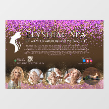 Luxury Terracotta Gold Spa Beauty Wellness QR