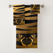 Luxury Tiger Butterfly Trendline Badhandtuch Set (Insitu)