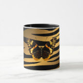 Luxury Tiger Butterfly Trendline Tasse (Zentrum)