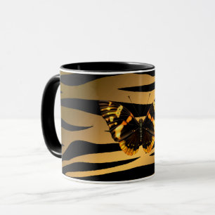 Luxury Tiger Butterfly Trendline Tasse