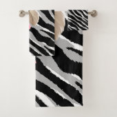 Luxury Tiger Rose Trendline Badhandtuch Set (Insitu)