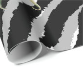 Luxury Tiger Rose Trendline Geschenkpapier (Rolleneckpunkt)