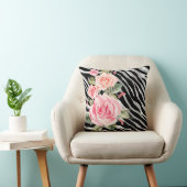 Luxury Tiger Rose Trendline Kissen (Stuhl )