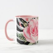 Luxury Tiger Rose Trendline Tasse (Links)