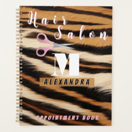 Luxury Tiger Skin Faux Fur Hair Salon Planer