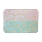 Luxury Trendy Blush Pink Soft Mint Gold Collection Badematte (Vorderseite)