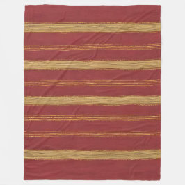Luxury Trendy Burgundy Gold Linen Collection Fleecedecke