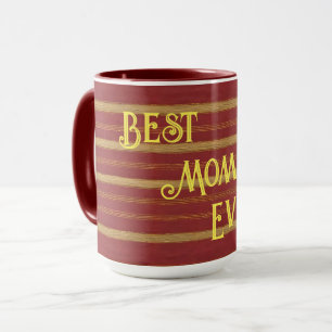 Luxury Trendy Burgundy Gold Linen Collection Tasse