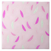 Luxury Trendy Feathers Boho Collection Fliese (Vorderseite)