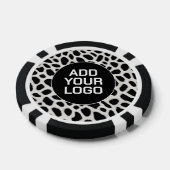 Luxury Trendy White Leopard Elegant Collection Pokerchips (Einzeln)