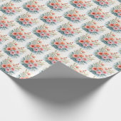 Luxury Trendy Wildflowers Beautiful Collection Geschenkpapier (Ecke)