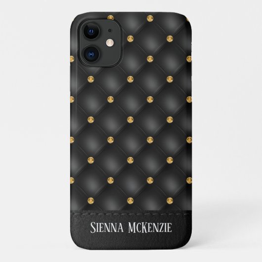 Luxury Tuflit Texture Case-Mate iPhone Hülle (Rückseite)