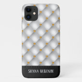 Luxury Tuflit Texture Case-Mate iPhone Hülle (Rückseite)