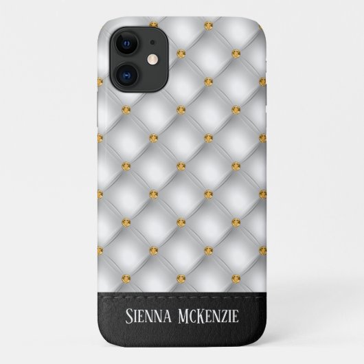 Luxury Tuflit Texture Case-Mate iPhone Hülle (Rückseite)