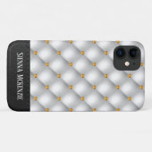 Luxury Tuflit Texture Case-Mate iPhone Hülle (Rückseite (Horizontal))