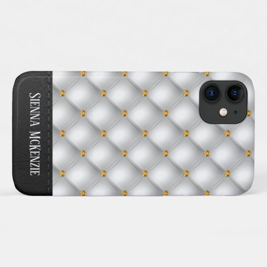 Luxury Tuflit Texture Case-Mate iPhone Hülle (Rückseite (Horizontal))