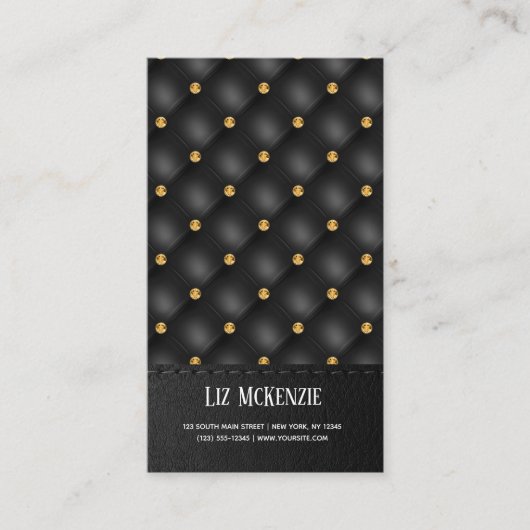 Luxury Tuflit Texture Visitenkarte (Vorderseite)