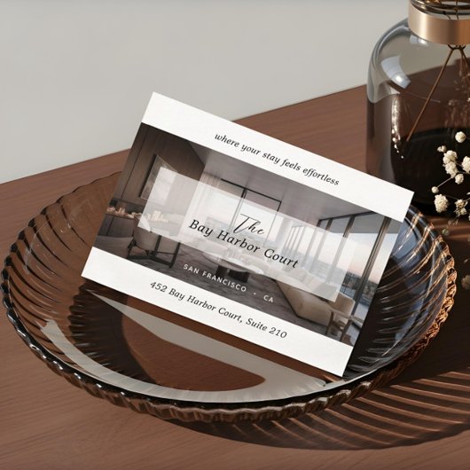 Luxury Vacation Rental Property Host Manager Photo Telefonnummerkarte