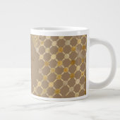 Luxury, Valentine's Day, Gold Flowers, Pixels  Gia Jumbo-Tasse (Rechts)