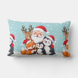 Luxury Velvet Christmas Throw Pillow Lendenkissen