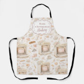 Luxury Vintage Patisserie Bakery Business Schürze (Vorderseite)