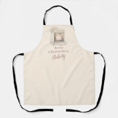 Luxury Vintage Patisserie Bakery Business Schürze (Vorderseite)